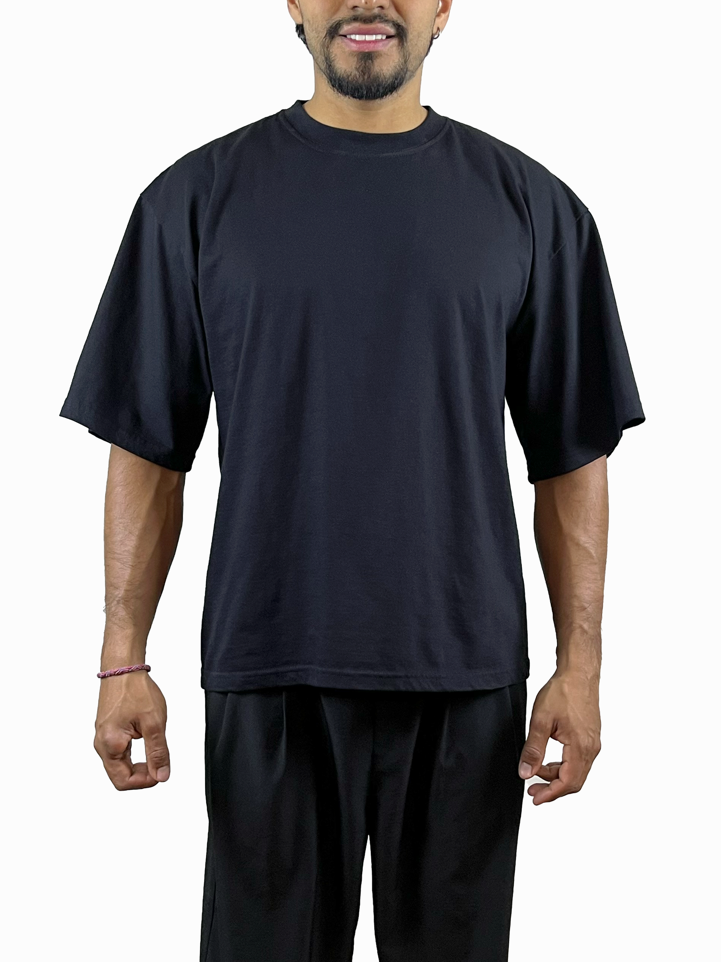 Playera Oversized Ligera | Negro